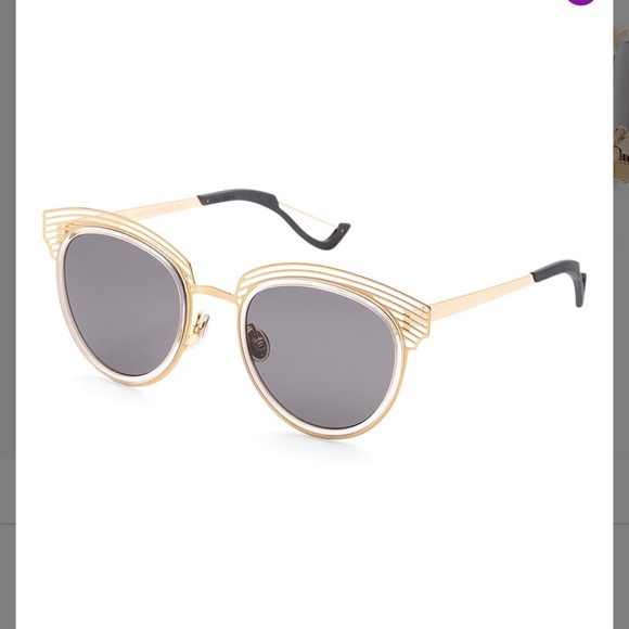 DIOR Rose Gold Enigme Cat-Eye Sunglasses - Picture 8 of 8